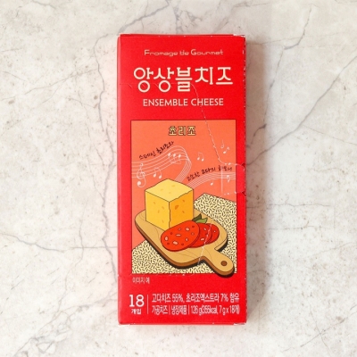 치즈퀸,앙상블 치즈 초리조 126g (7g*18개입)